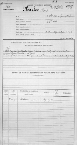 CHARLES, Léger.