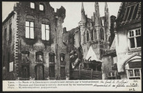 Le musée et la conciergerie complètement détruits par le bombardement.