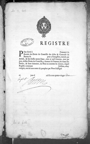 9 janvier 1698-14 avril 1698.
