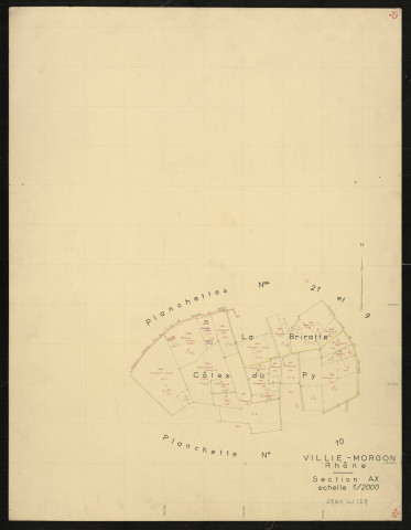 Section AX : planchette n°23.