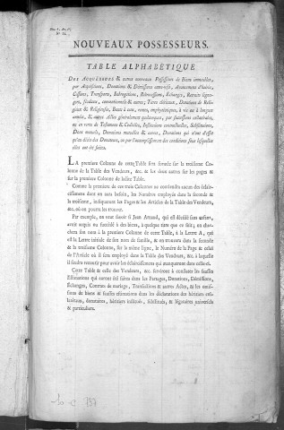 1er janvier 1751-1er octobre 1790.