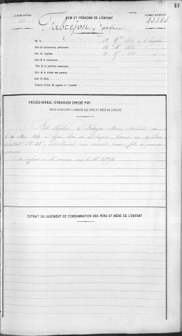 FABREJON, Joséphine.