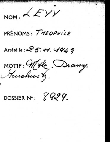 LEVY Théophile