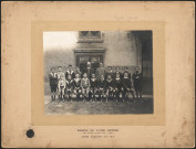 Classe de garçons (année primaire 1912-1913) à l'annexe du lycée Ampère.