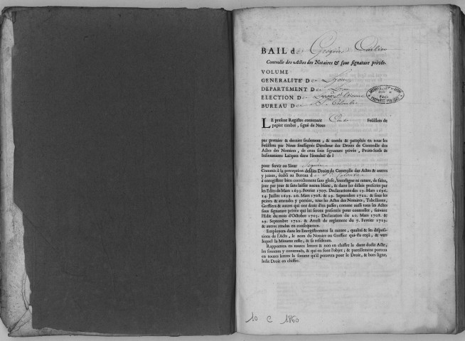 15 janvier 1738-26 novembre 1744.