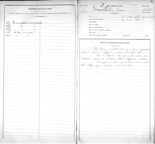 CHENAVAS, Marie, Augustine, Joséphine.