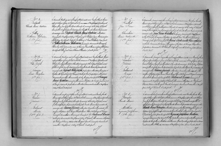 Publication de mariage - Section d'Huissel