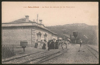 Le Bois-d'Oingt. La gare du chemin de fer Beaujolais.