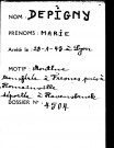 DEPIGNY Marie