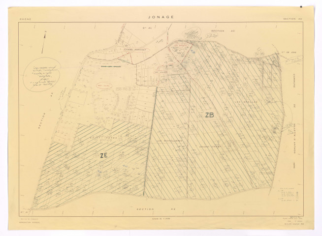 Sections ZB et ZE (ancienne section AD).