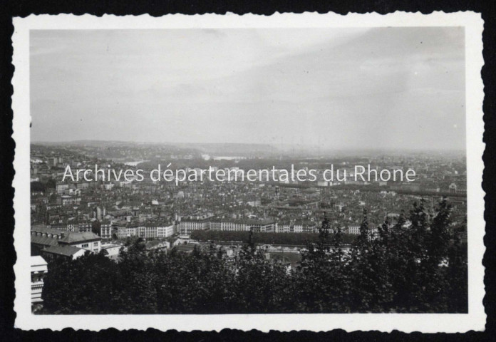 Presqu'île, depuis la colline de Fourvière.