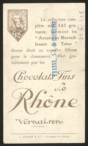 n° 11 - "Totor va prendre un bateau qui part pour un pays lointain".