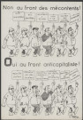 Appel à la grève générale du 6 décembre 1973 par la CFDT, 21x29,7 cm, Noir et blanc.