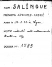 SALINGUE Edouard André