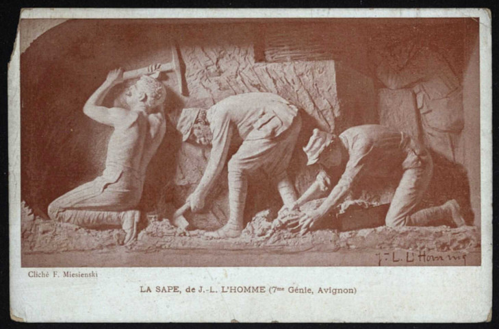 « La Sape » de J.L. L'Homme (7e Génie, Avignon).