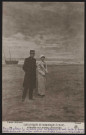 Le couple royal sur la route de Dunkerque à Calais interdite aux armées allemandes.