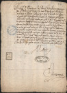 Lettre de la reine Marie de Médicis à M. d'Halincourt, lui recommandant les Jésuites.