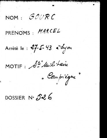 GOURC Marcel