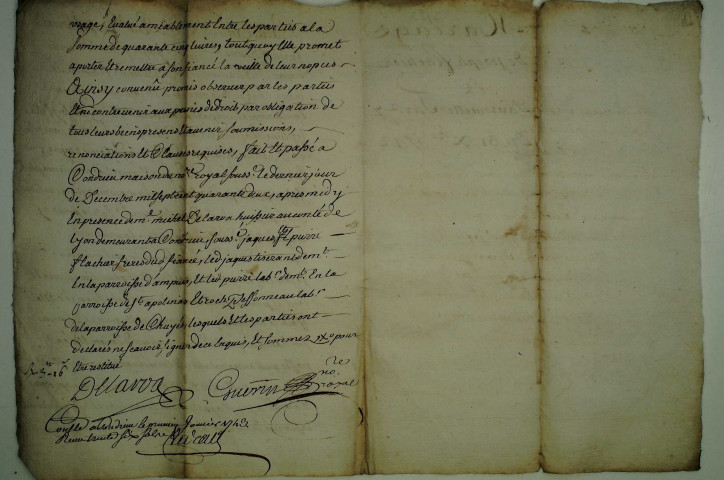 Juillet-décembre 1742