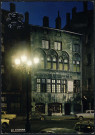 Lyon. Le Vieux Lyon la nuit. La maison Thomassin (15e siècle).