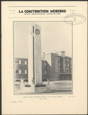 49e année - n° 31 (avril 1934).