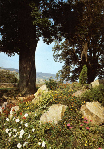 Riverie. La terrasse du château.