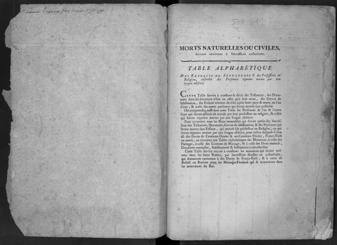 23 mai 1791-1er janvier 1792 (volume 1).