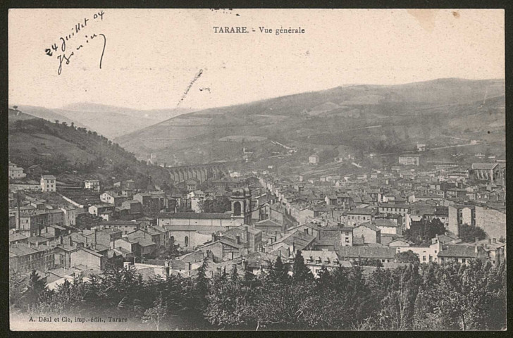Tarare. Vue générale.