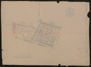 Section B 2e feuille (ancienne 2e feuille). Plan révisé pour 1933.