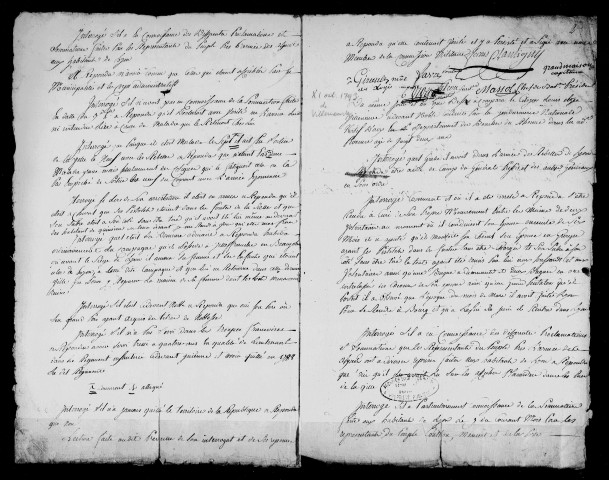 Jugements (vendémiaire-frimaire an II).