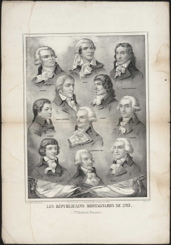 Les Républicains montagnards de 1793.