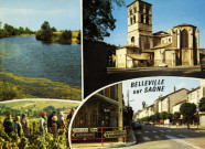 Belleville-sur-Saône. Vues multiples en mosaïque.