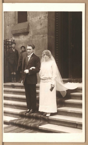 Mariage de Lucienne Rifaux et Louis Mathieu (28 mai 1923).