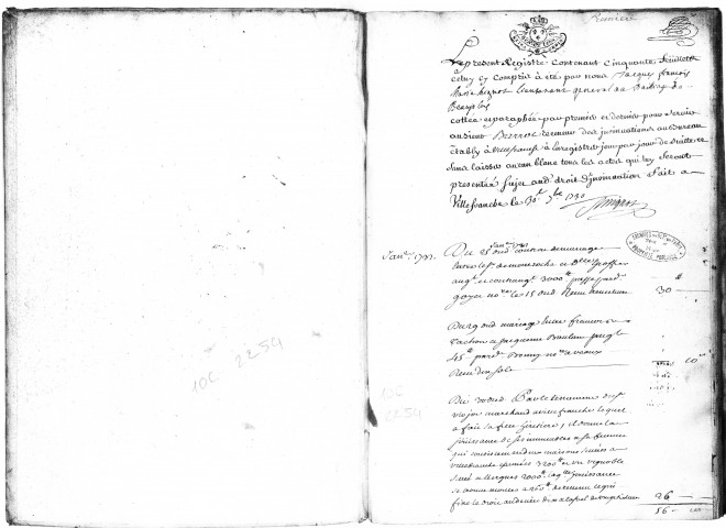 25 janvier 1731-28 août 1738.