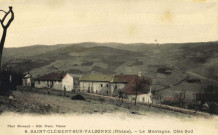 Saint-Clément-sur-Valsonne. La Montagne, côté Sud.