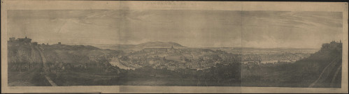 Panorama de Lyon pris de la maison Bernard, montée de l'Ange.