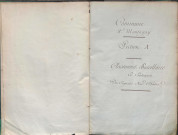 État de sections et matrice de rôle de la contribution foncière.