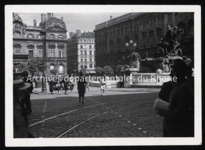 Traversée par les piétons.