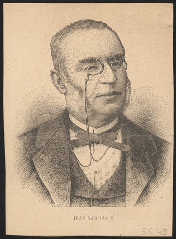 Jean Joseph Sarrazin (1833-1914), poète.