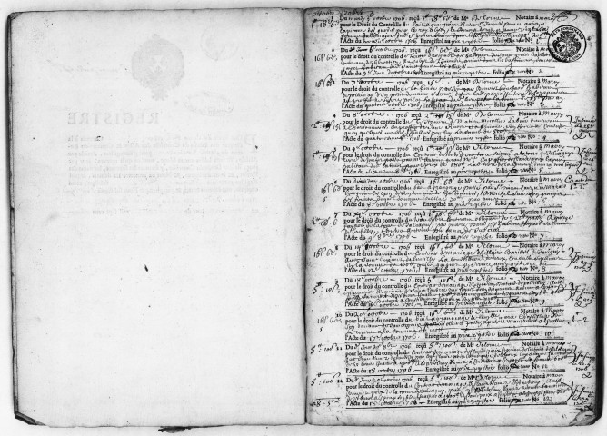5 octobre 1706-10 octobre 1710.