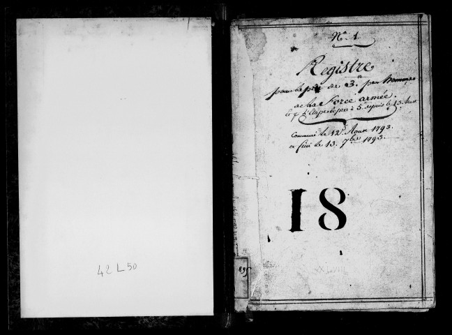 Entretien des diverses unités (août-octobre 1793).