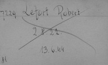 LEFORT Robert Emile