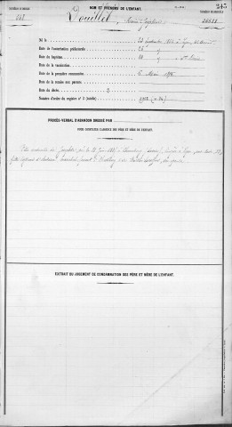 DOUILLET, Marie, Joséphine.