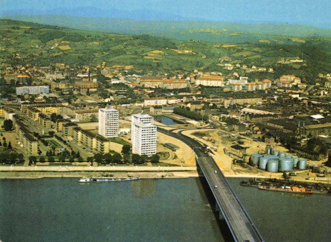 Givors. Vue aérienne.
