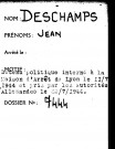DESCHAMPS Jean