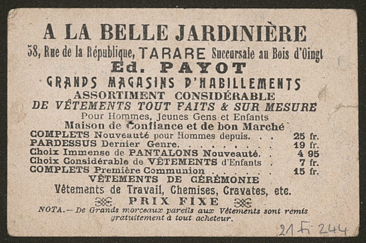 Madame cueille de l'aubépine. Où est son mari ?