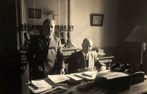 De gauche à droite : M. ROLLAND et Louis PRADEL.