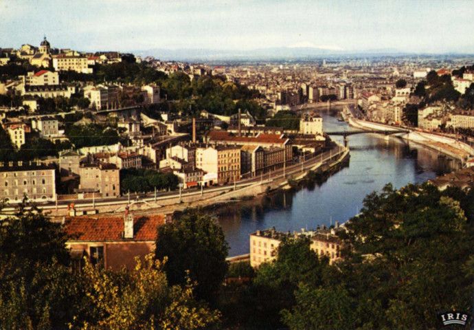 Lyon. Vue générale.