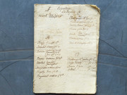 Recette de Larajasse, par Jean Gaudin notaire « commençant à la Toussaint 1661.