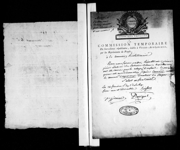 Dossiers n° 143-150.